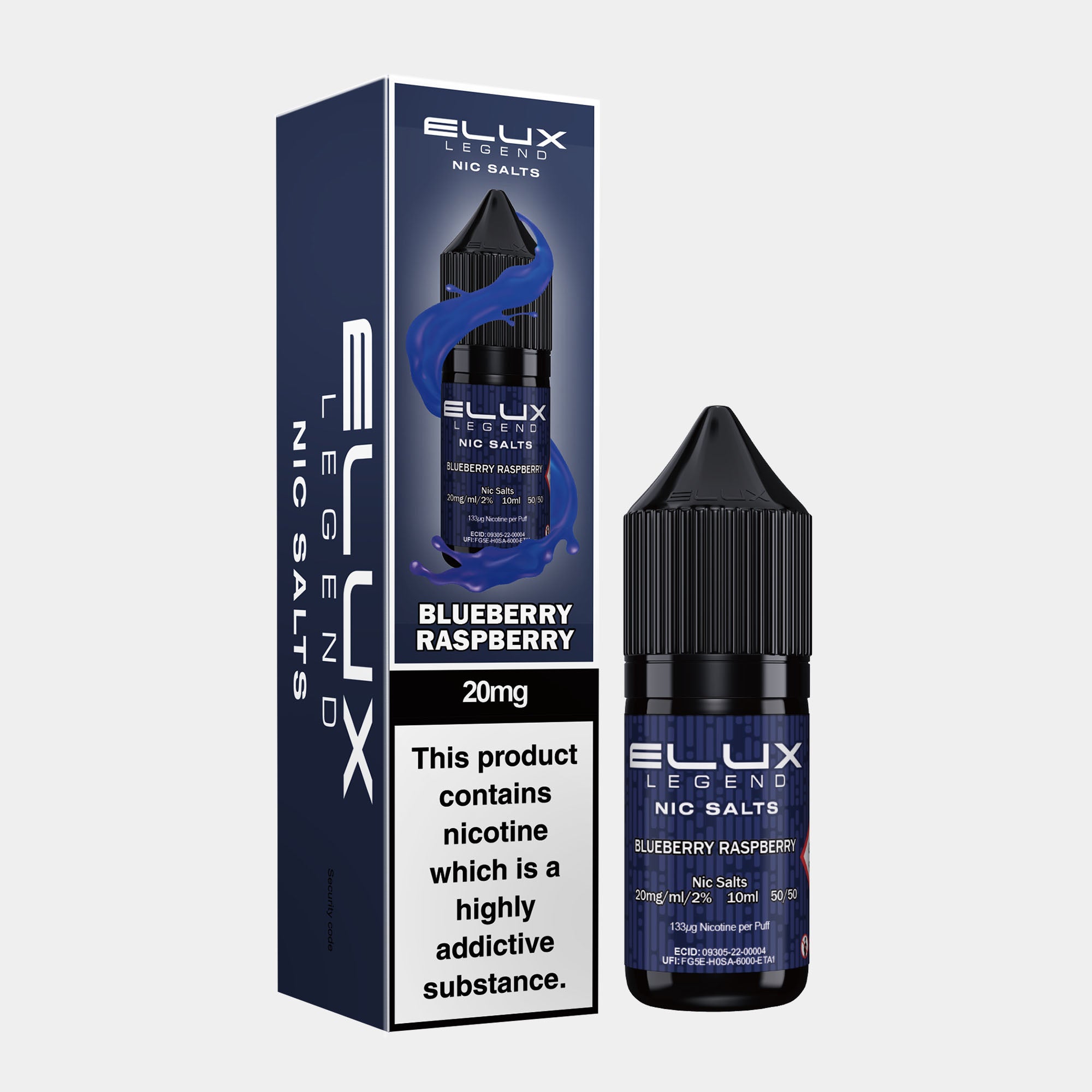 Blueberry Raspberry – Elux Legend Nic Salts (10ml)