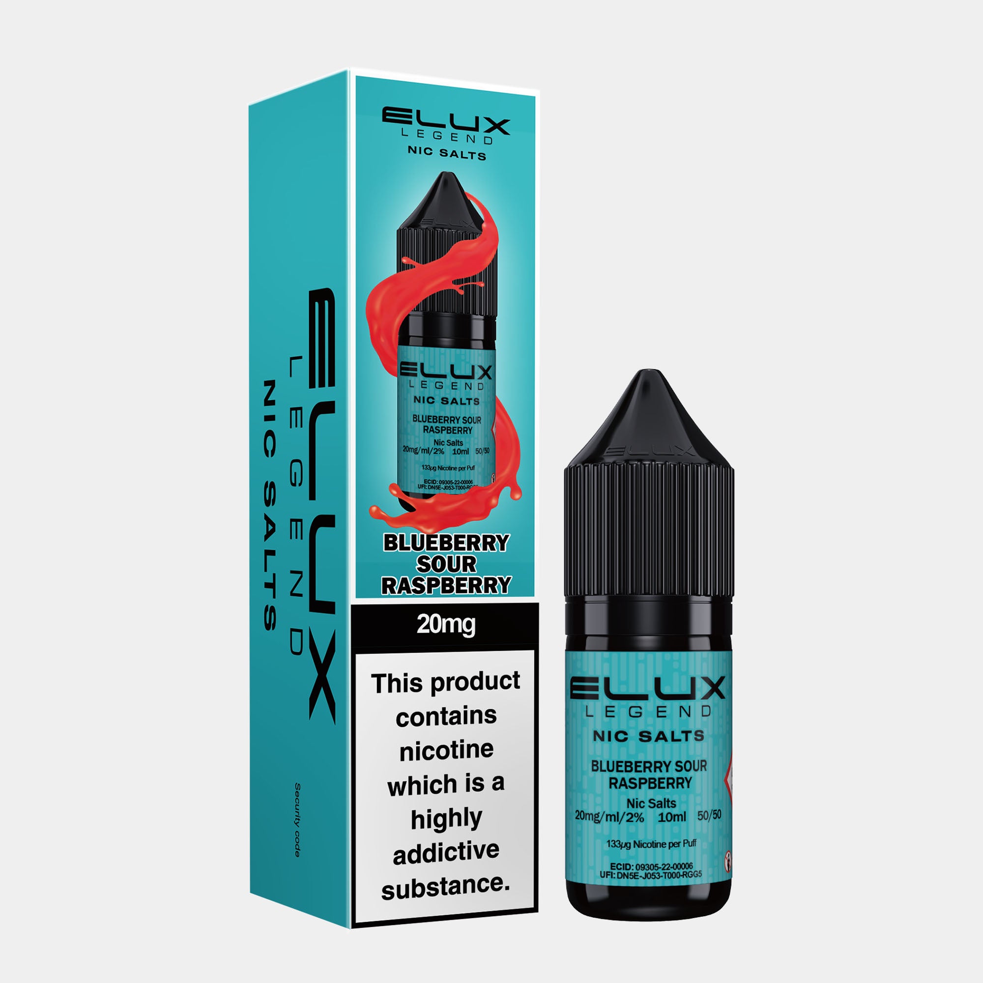Blueberry Sour Raspberry – Elux Legend Nic Salts (10ml)