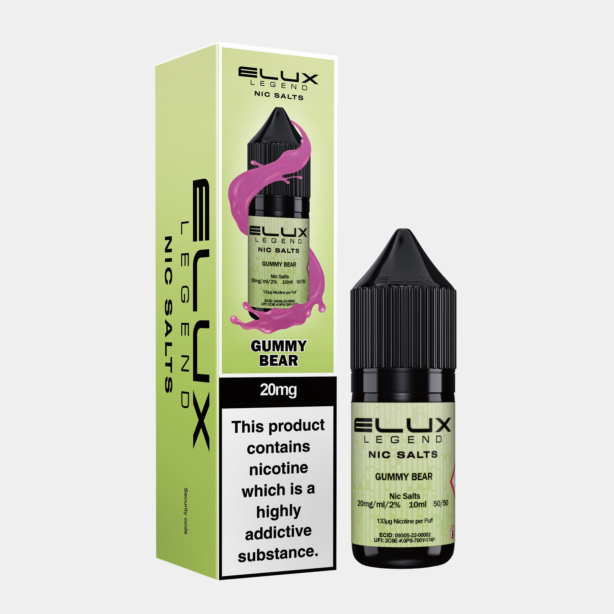 Gummy Bear – Elux Legend Nic Salts (10ml)