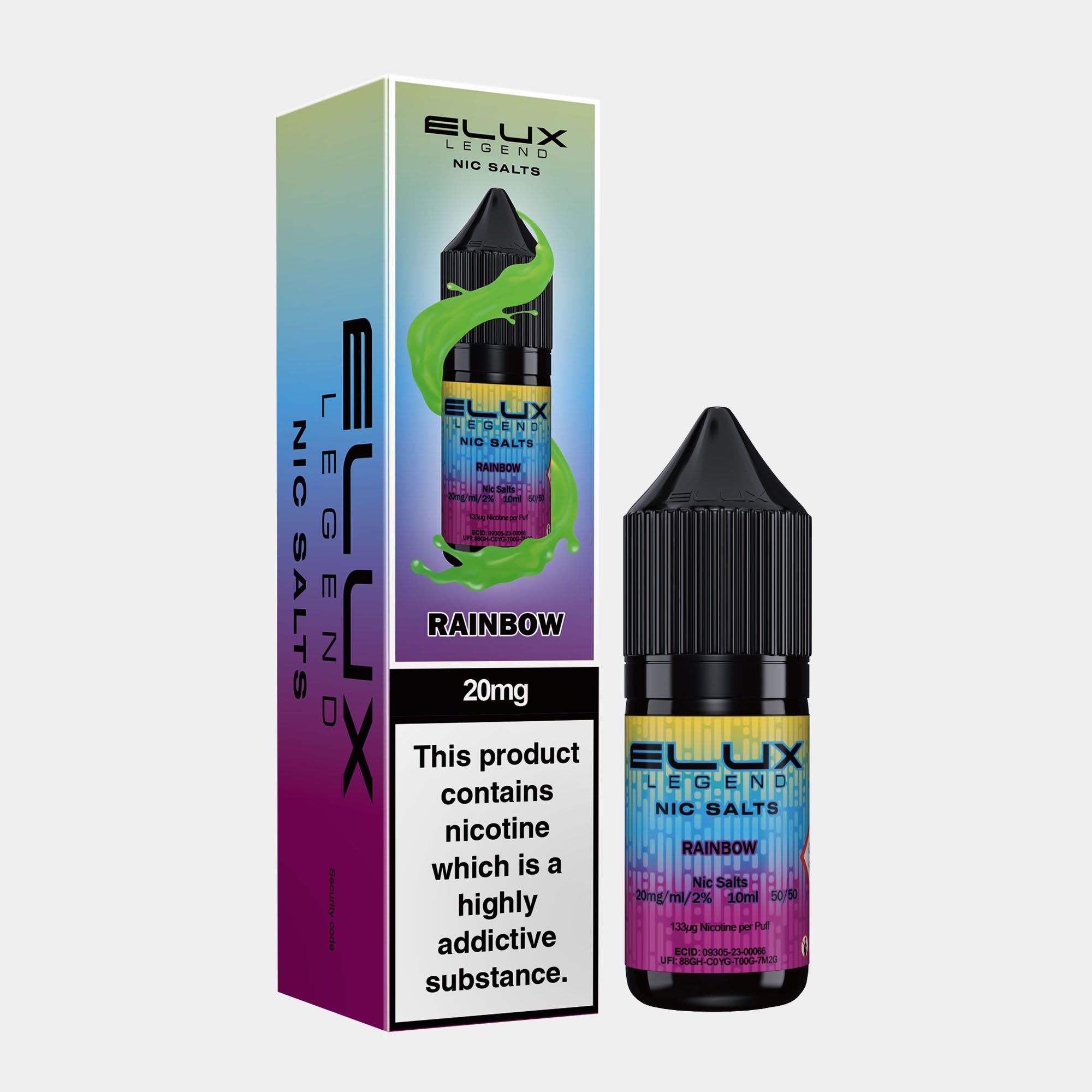 Rainbow – Elux Legend Nic Salts (10ml)