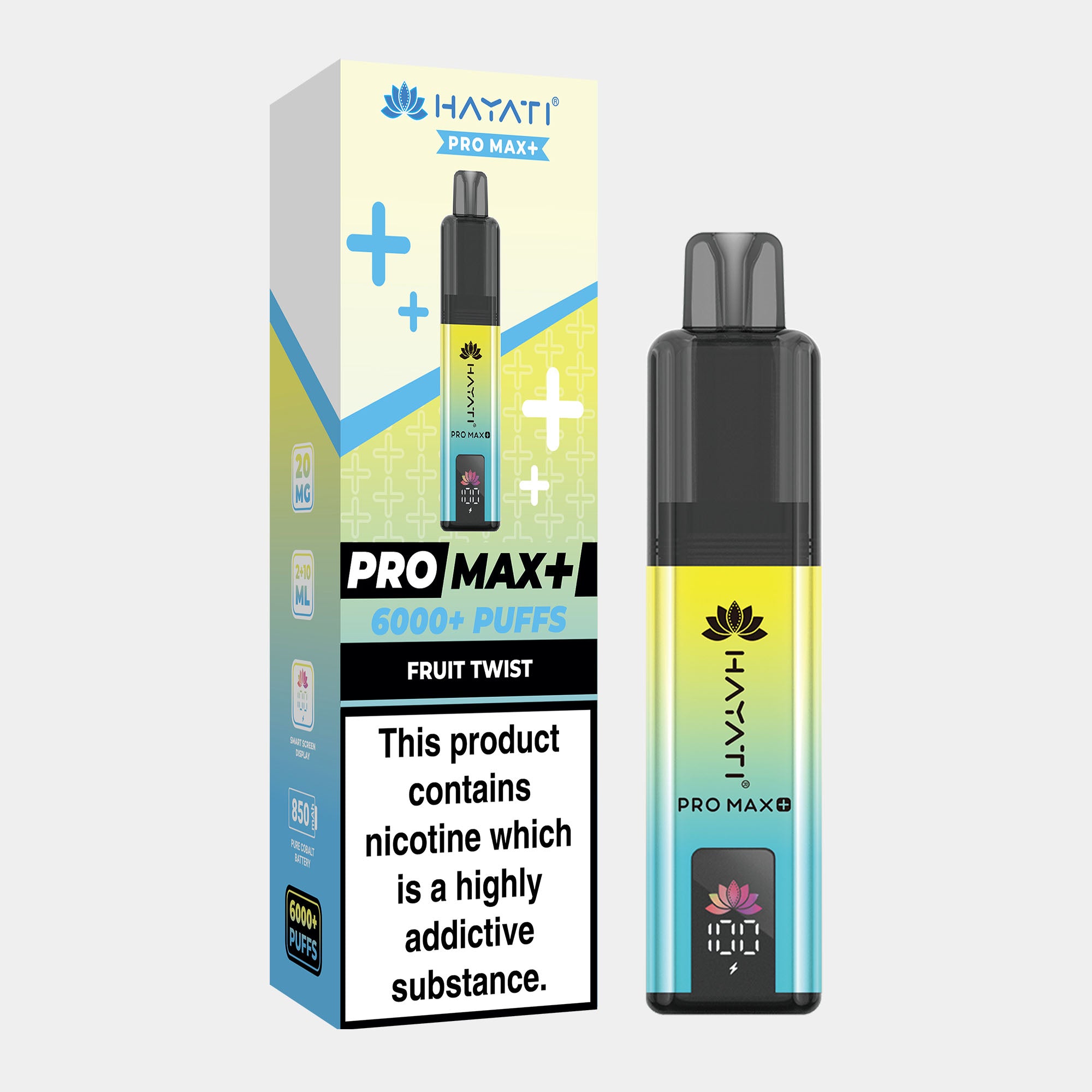 Fruit Twist – Hayati Pro Max+ 6000 Vape Kit (2ml + 10ml Refillable Pod)