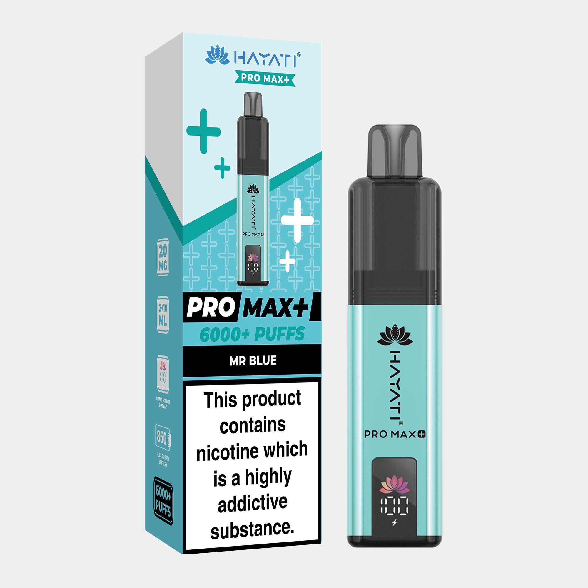 Mr Blue – Hayati Pro Max+ 6000 Vape Kit (2ml + 10ml Refillable Pod)