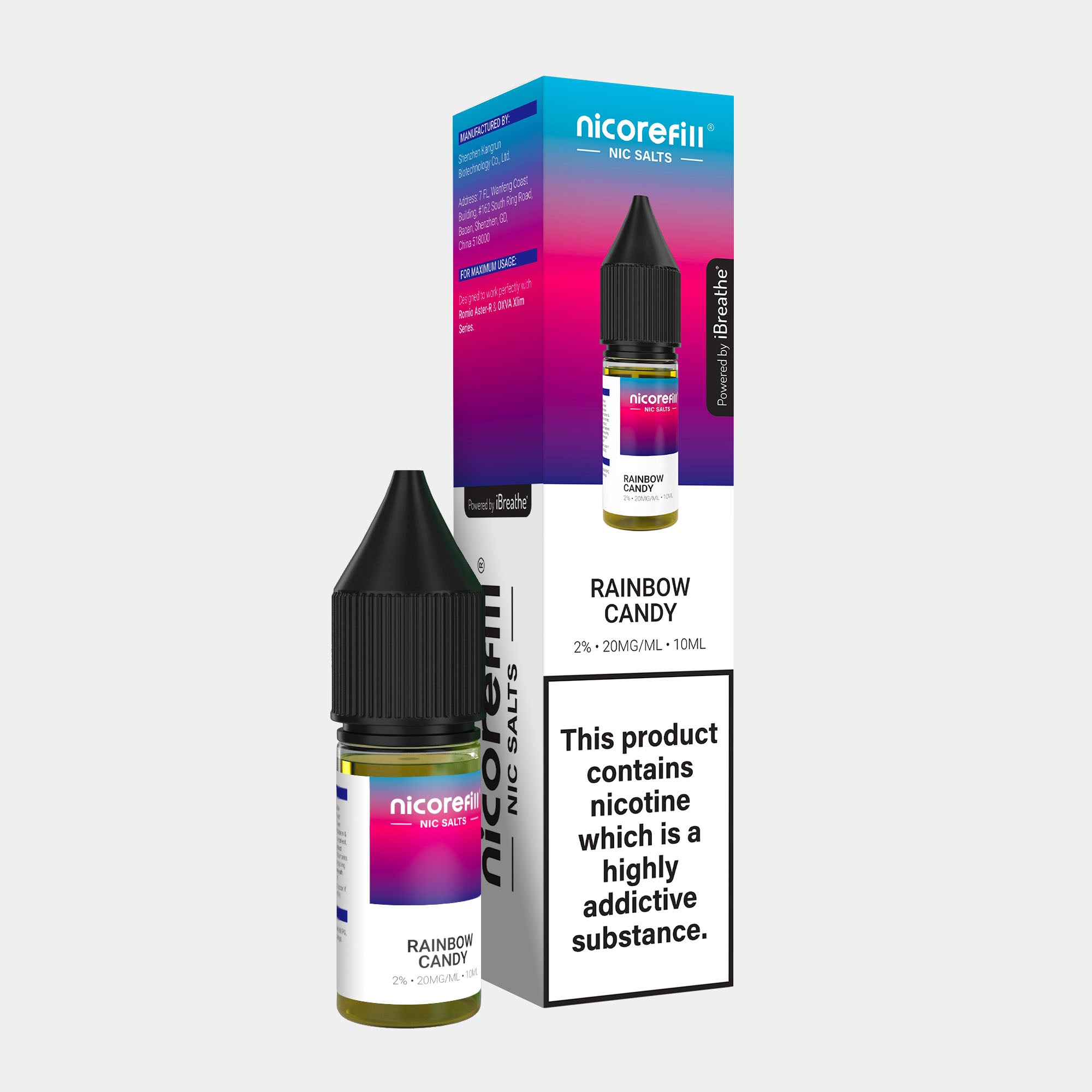 Rainbow Candy – Nicorefill Nic Salt (10ml)