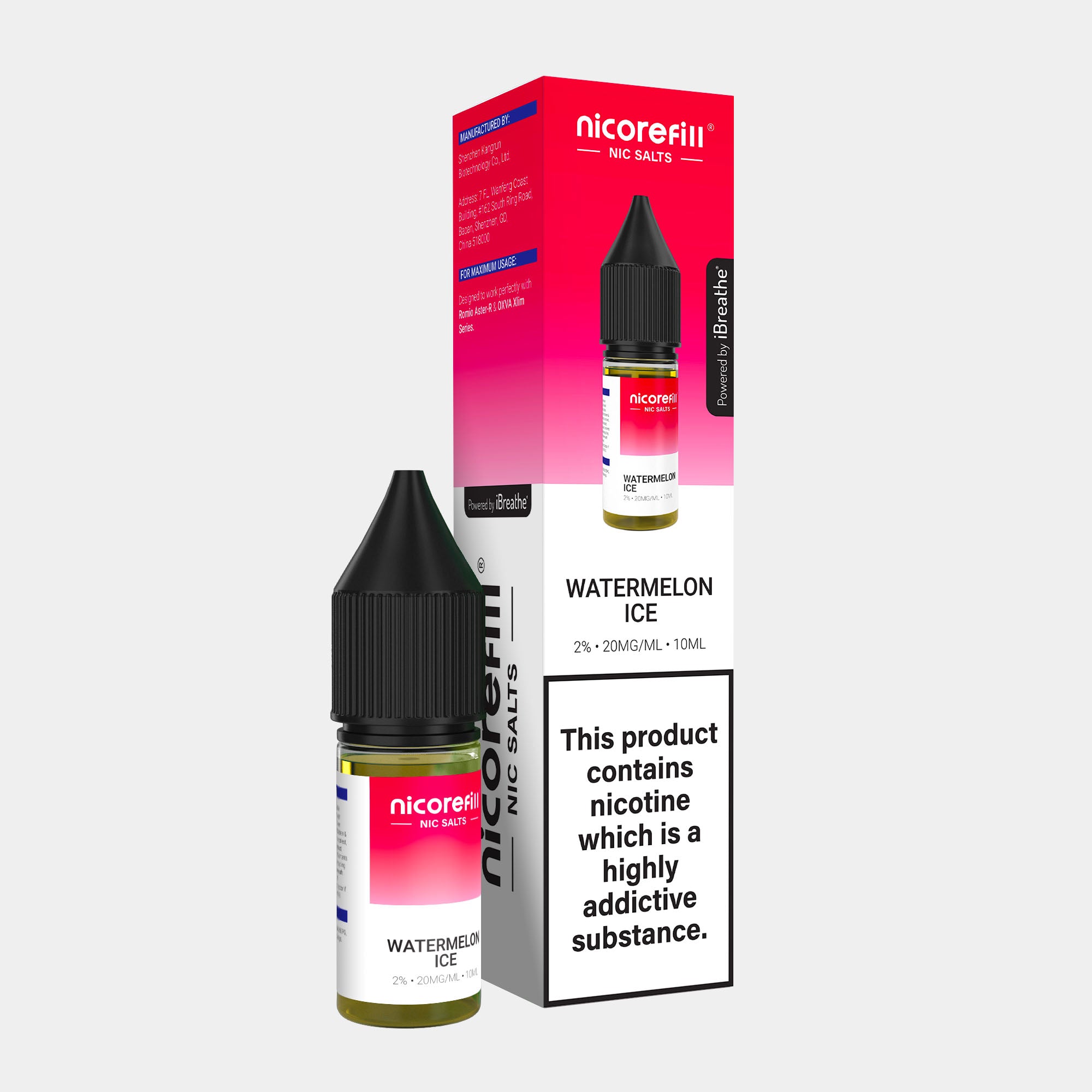 Watermelon Ice – Nicorefill Nic Salt (10ml)