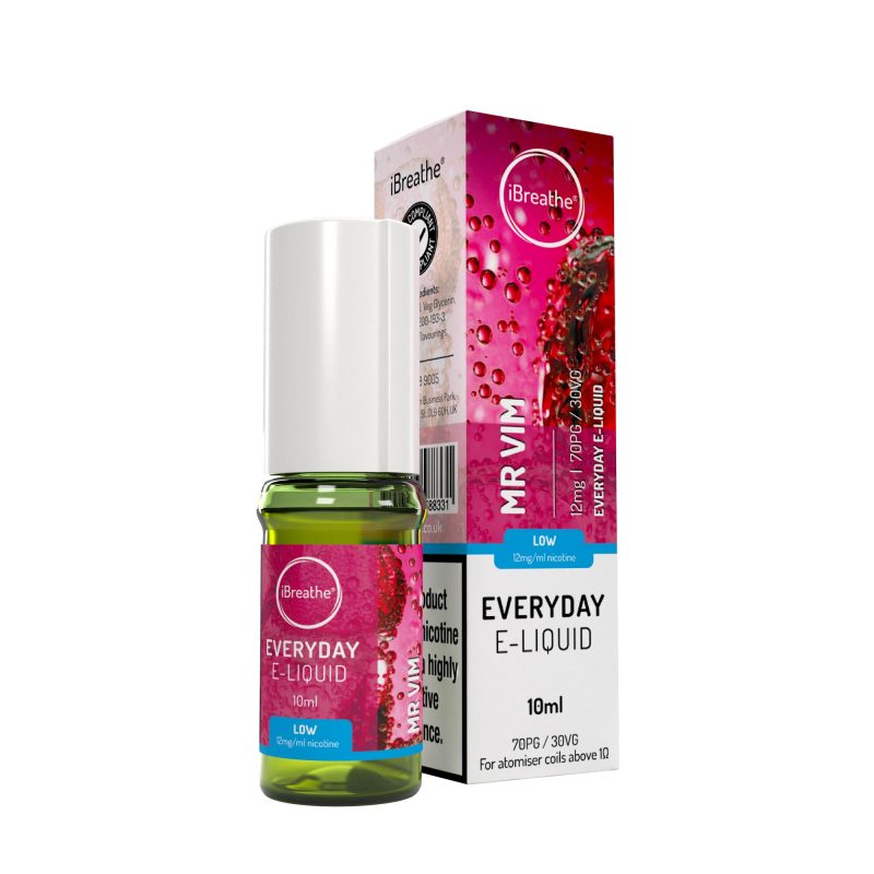 iBreathe Premium E-Liquid - Mr Vim iBreathe High PG E-Liquid Mr Vim 10ml
