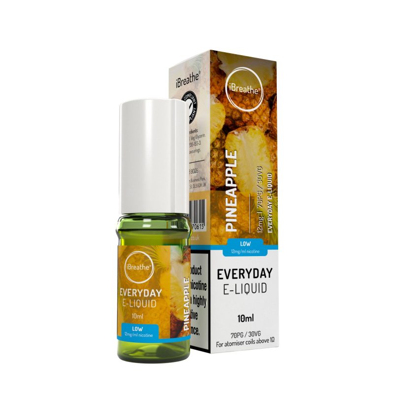 iBreathe Premium E-Liquid - Pineapple iBreathe High PG E-Liquid Pineapple 10ml