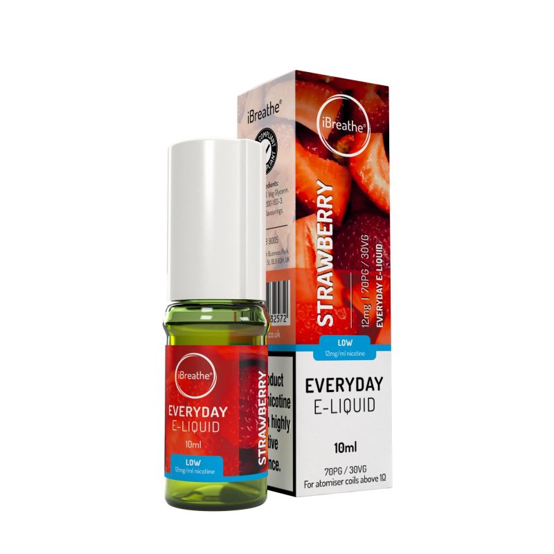 iBreathe High PG E-Liquid Strawberry 10ml