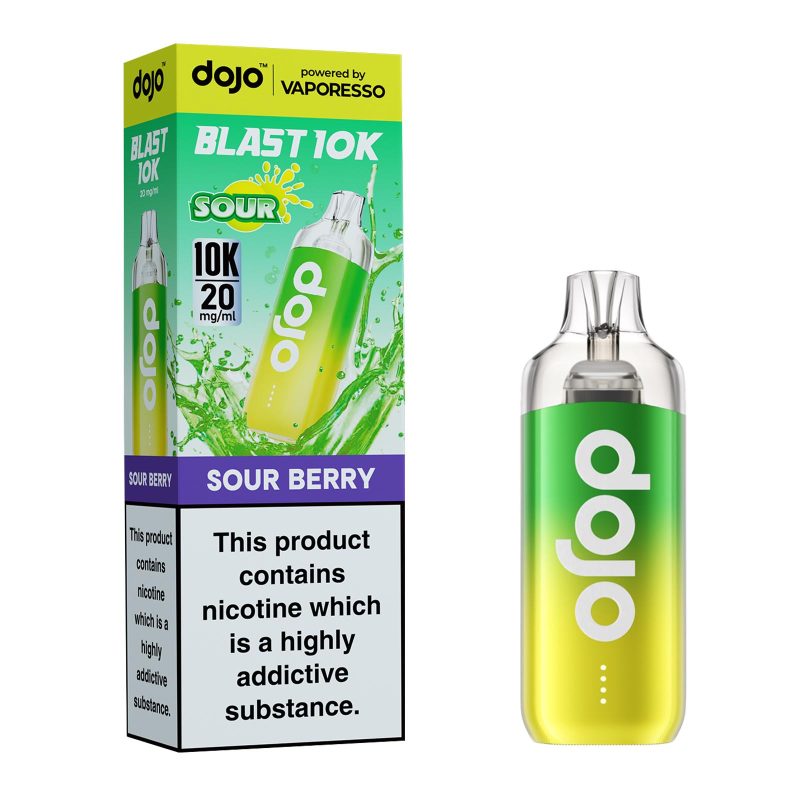 Dojo Blast 10K - Sour Berry Sour Berry – Dojo Blast 10K Vape Kit (2ml + 10ml Refillable Pod)