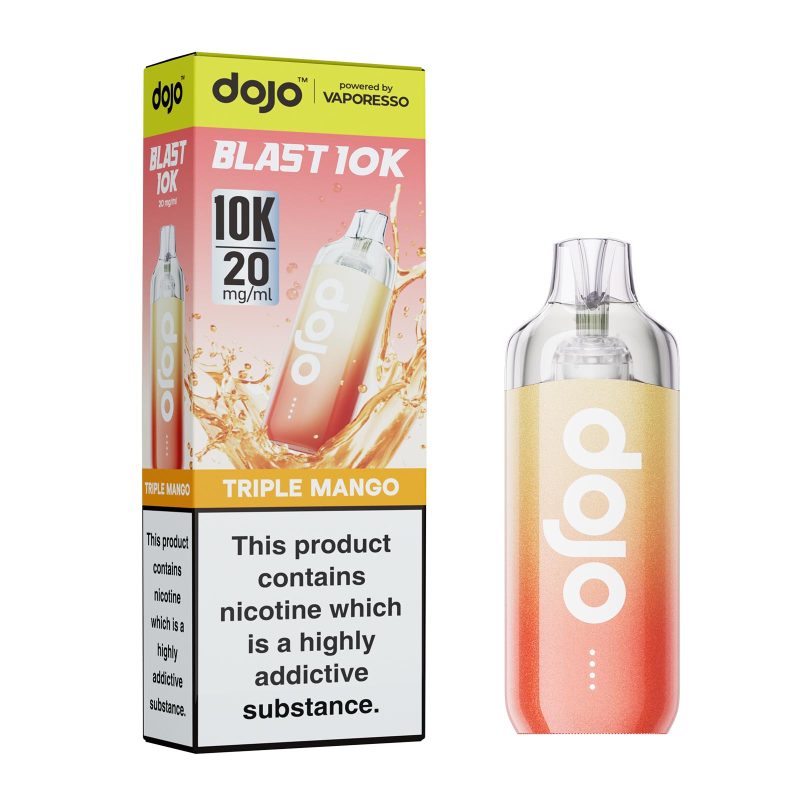 Dojo Blast 10K - Triple Mango Triple Mango – Dojo Blast 10K Vape Kit (2ml + 10ml Refillable Pod)
