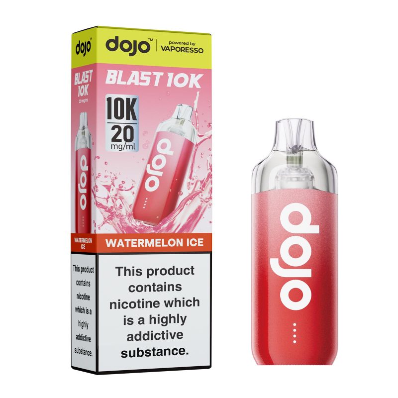 Dojo Blast 10K - Watermelon Ice Watermelon Ice – Dojo Blast 10K Vape Kit (2ml + 10ml Refillable Pod)