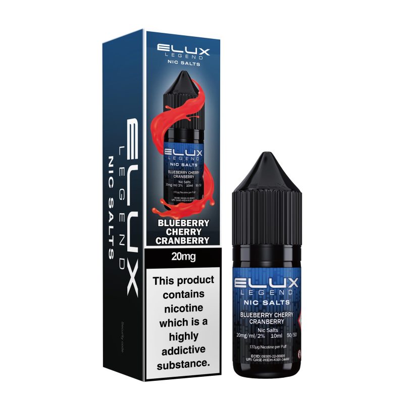 Elux Legend - Blueberry Cherry Cranberry Blueberry Cherry Cranberry – Elux Legend Nic Salts (10ml)