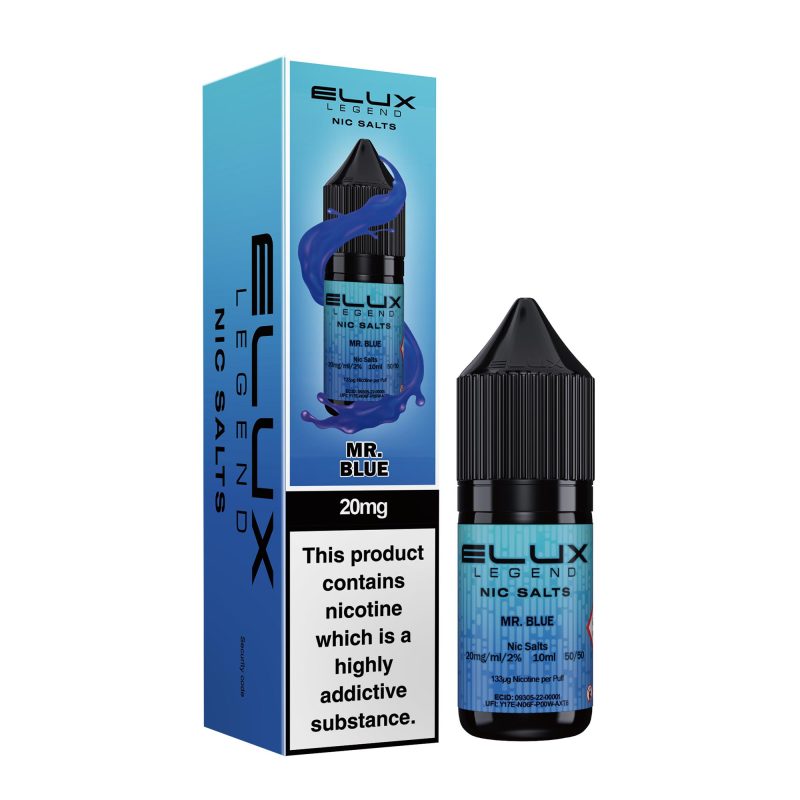 Mr Blue – Elux Legend Nic Salts (10ml)