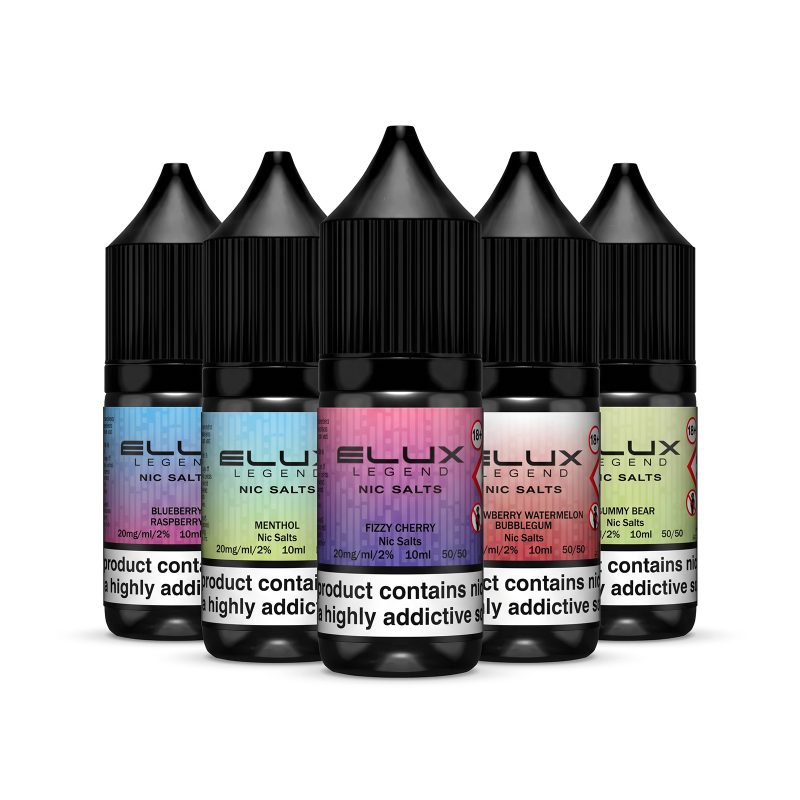 Elux Legend Nic Salts 5‑Pack (Mix & Match) Elux Legend Nic Salts 5‑Pack (Mix & Match)