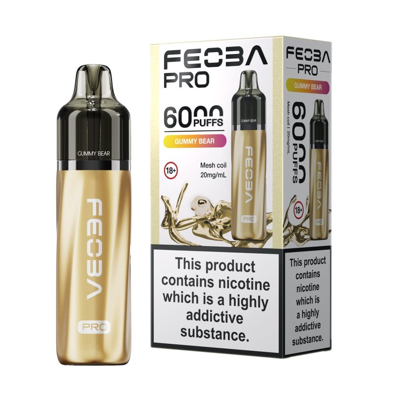 Gummy Bear – Feoba Pro 6000 Vape Kit (2ml + 10ml Refillable Pod)