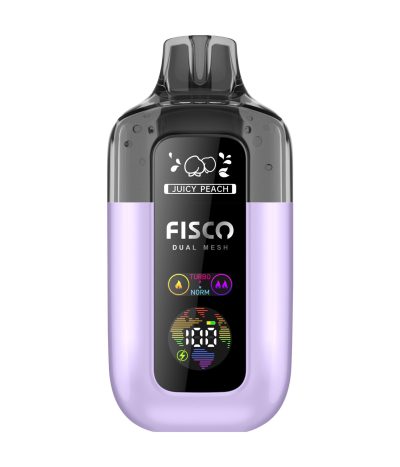 Juicy Peach – Fisco Point Pro 7000 Vape Kit (2ml + 10ml Refillable Pod)