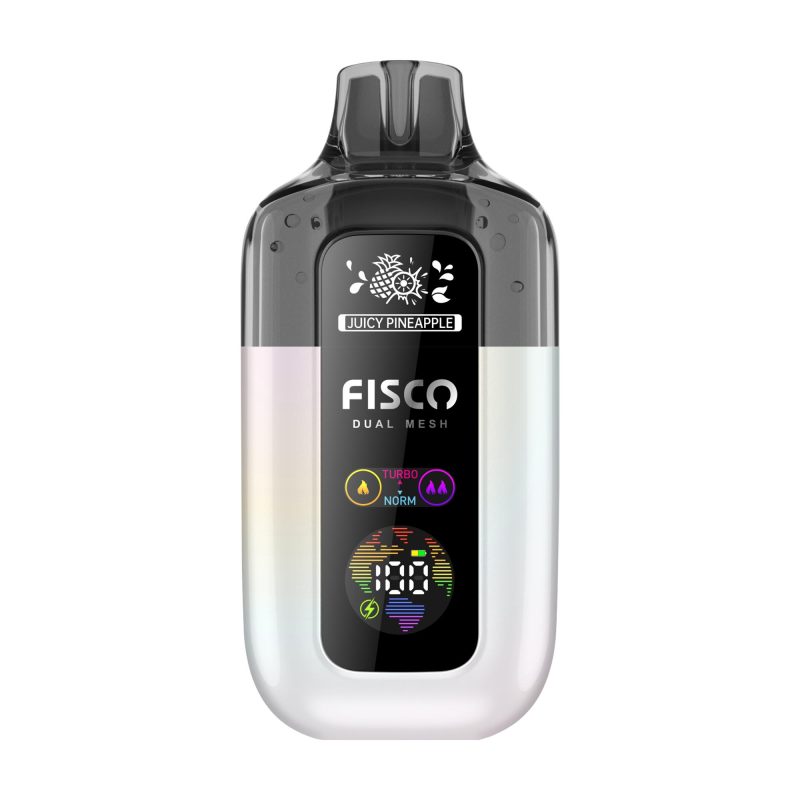 Juicy Pineapple – Fisco Point Pro 7000 Vape Kit (2ml + 10ml Refillable Pod)