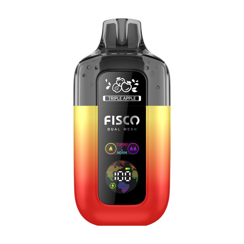 Triple Apple – Fisco Point Pro 7000 Vape Kit (2ml + 10ml Refillable Pod)