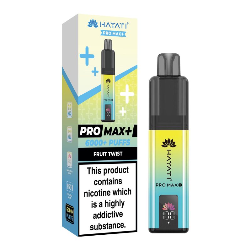 Fruit Twist – Hayati Pro Max+ 6000 Vape Kit (2ml + 10ml Refillable Pod)