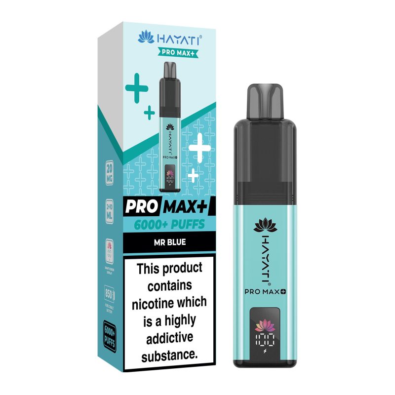 Mr Blue – Hayati Pro Max+ 6000 Vape Kit (2ml + 10ml Refillable Pod)