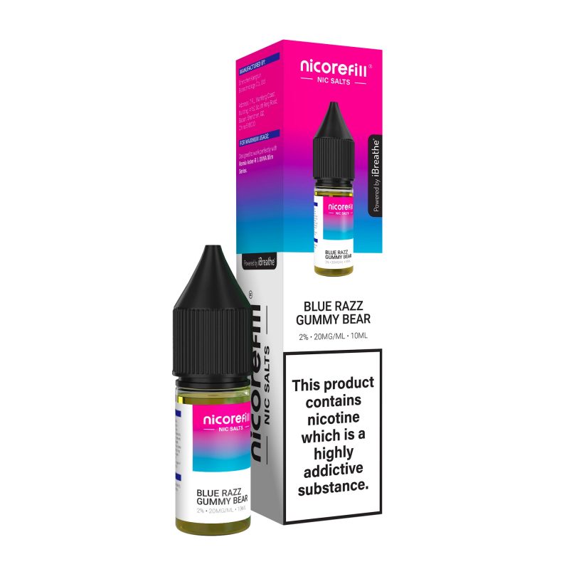 Nicorefill - Blue Razz Gummy Bear Blue Razz Gummy Bear – Nicorefill Nic Salt (10ml)