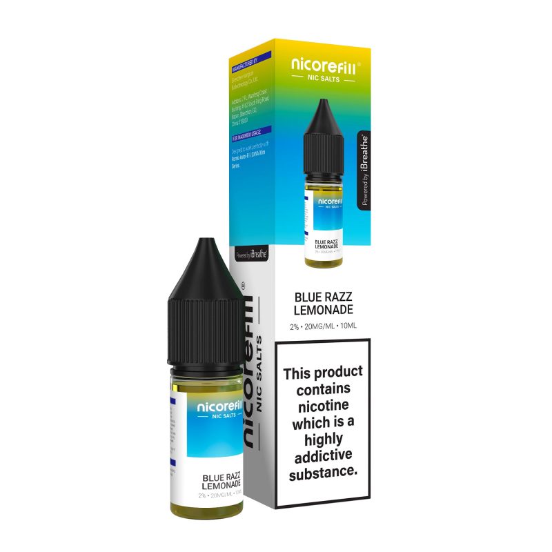 Nicorefill - Blue Razz Lemonade Blue Razz Lemonade – Nicorefill Nic Salt (10ml)