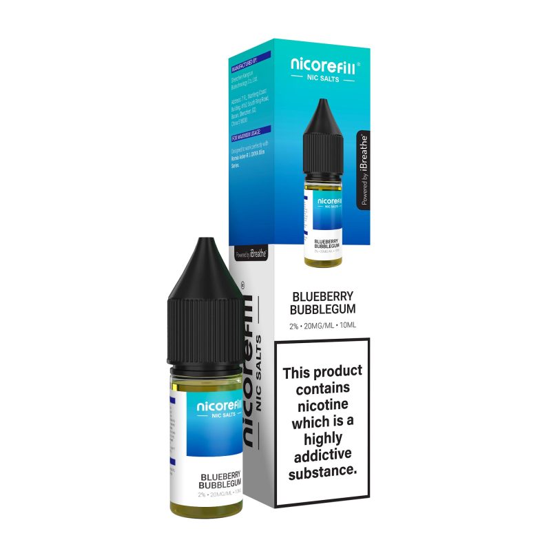 Blueberry Bubblegum – Nicorefill Nic Salt (10ml)
