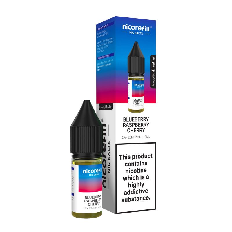 Nicorefill - Blueberry Raspberry Cherry Blueberry Raspberry Cherry – Nicorefill Nic Salt (10ml)