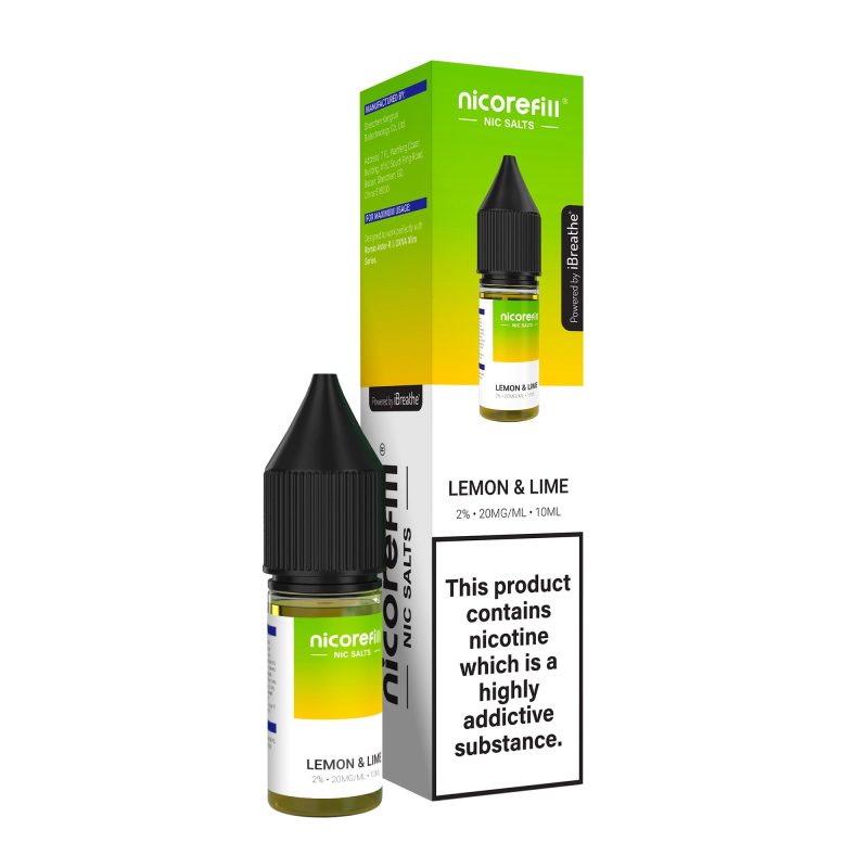 Lemon & Lime – Nicorefill Nic Salt (10ml)