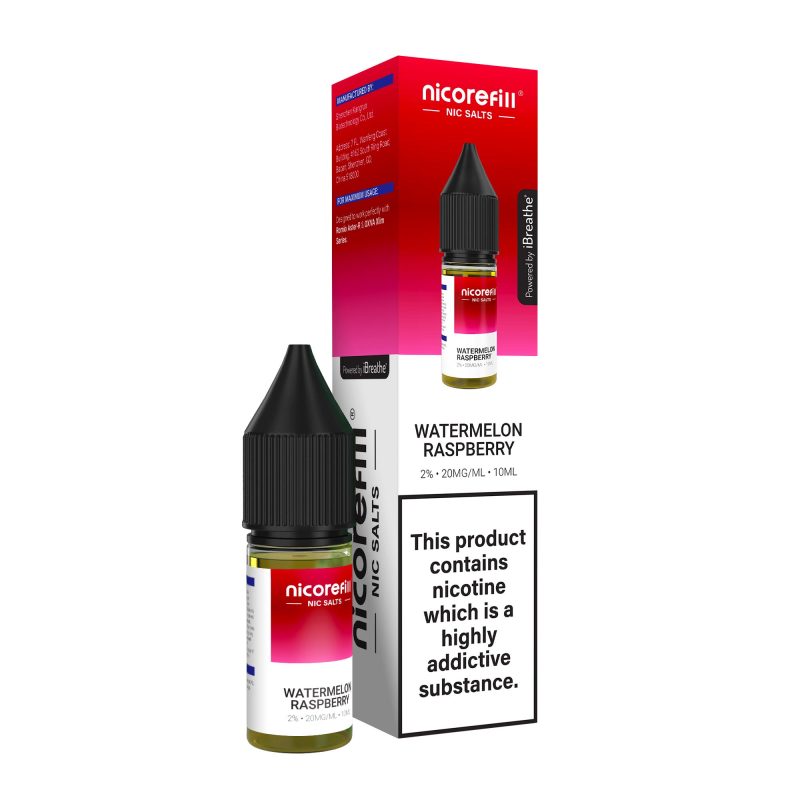 Nicorefill - Watermelon Raspberry Watermelon Raspberry (10ml, 50PG/50VG) – Nicorefill Nic Salt